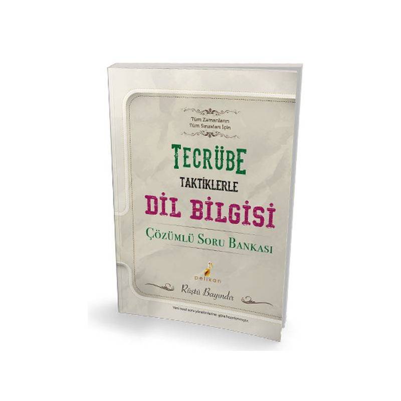 Pelikan Tecrübe Taktiklerle Dil Bilgisi Çözümlü Soru Bankası