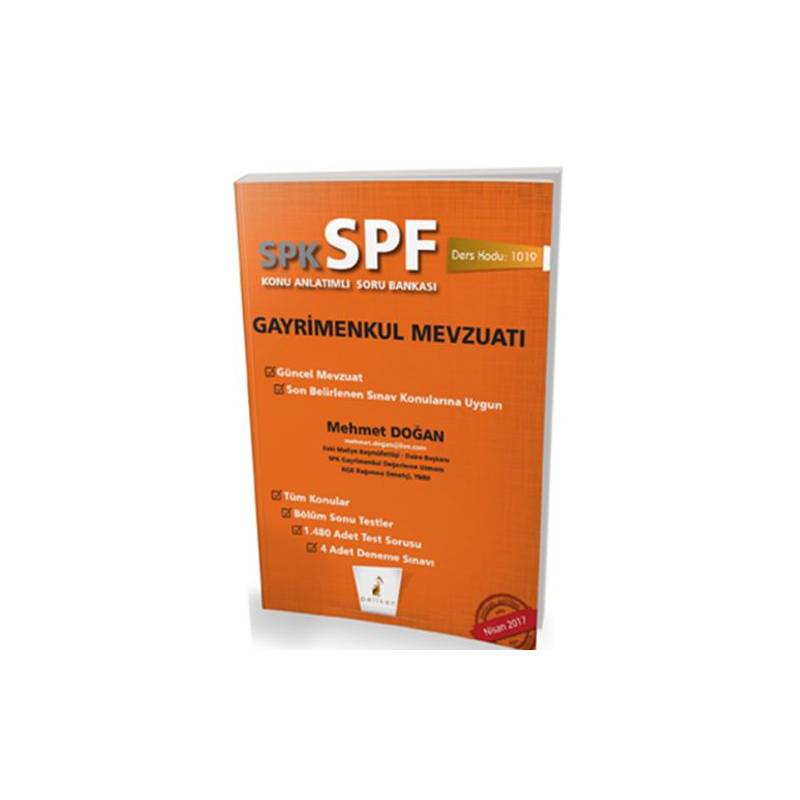 Spk Spf Gayrimenkul Mevzuatı Konu Anlatımlı Soru Bankası