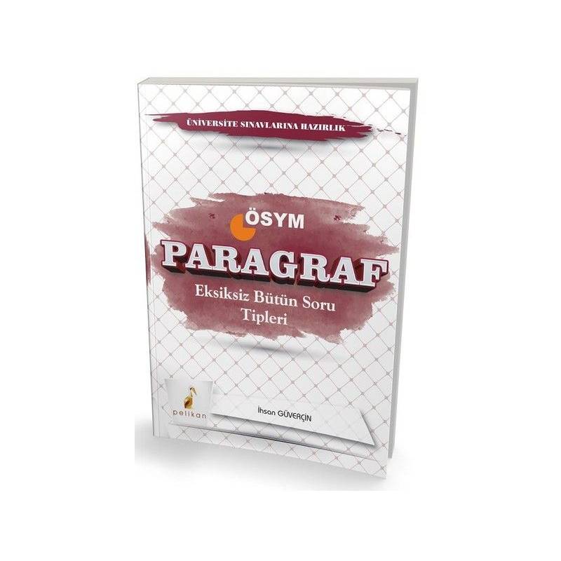 Pelikan Yks Paragraf Eksiksiz Bütün Soru Tipleri