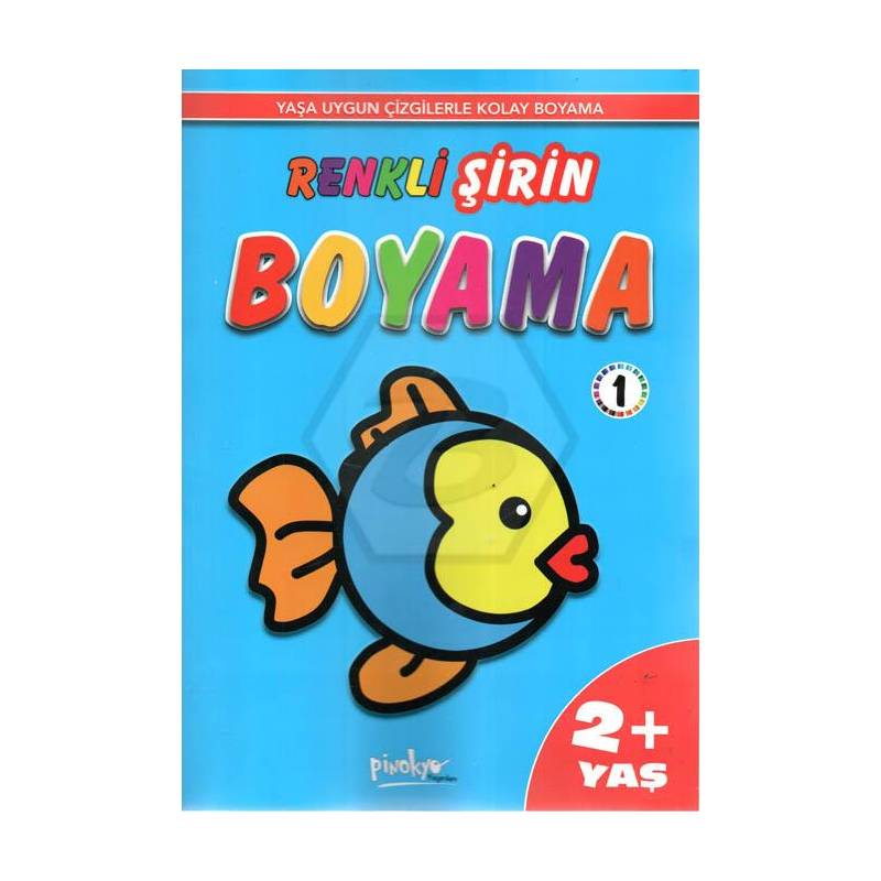 Renkli Şirin Boyama -1 (2+Yaş)