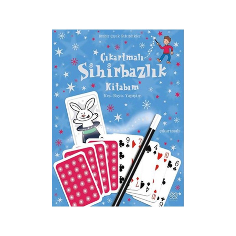 Çıkartmalı Sihirbazlık Kitabım Kes Boya Yapıştır