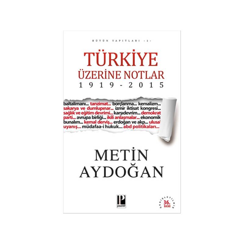 Türkiye Üzerine Notlar 1919 2015