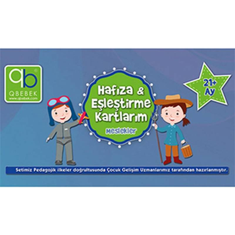 Hafıza Ve Eşleştirme Kartlarım Meslekler 21 Ay