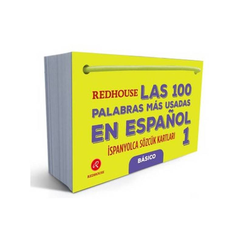 Redhouse Las 100 Palabras Mas Usadas En Espanol İspanyolca Sözcük Kartları 1