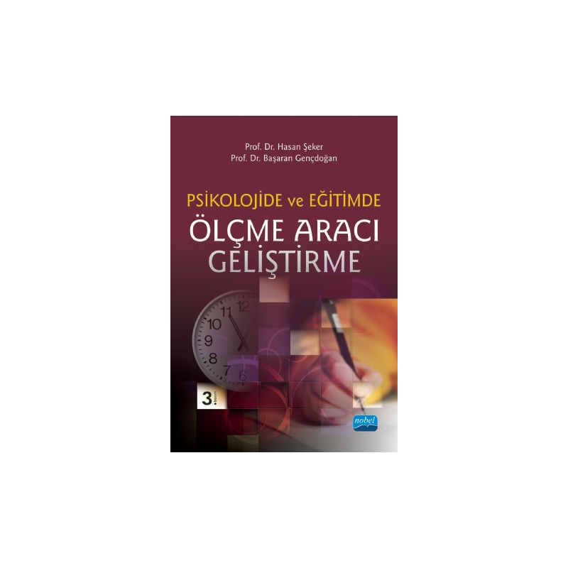 Psikolojide Ve Eğitimde Ölçme Aracı Geliştirme