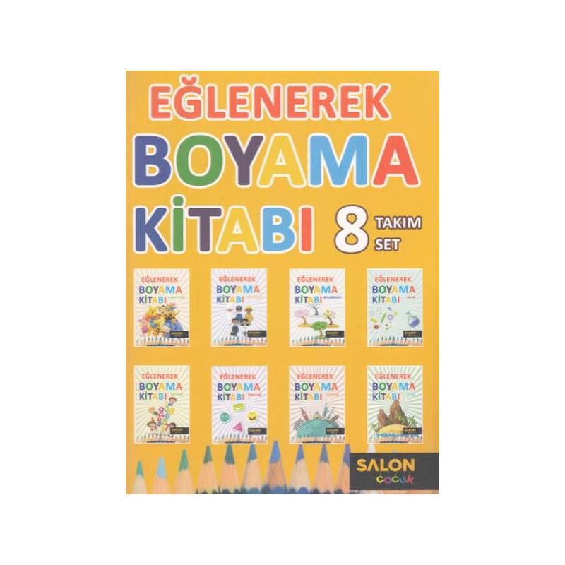 Eğlenerek Boyama 8 Takım Set