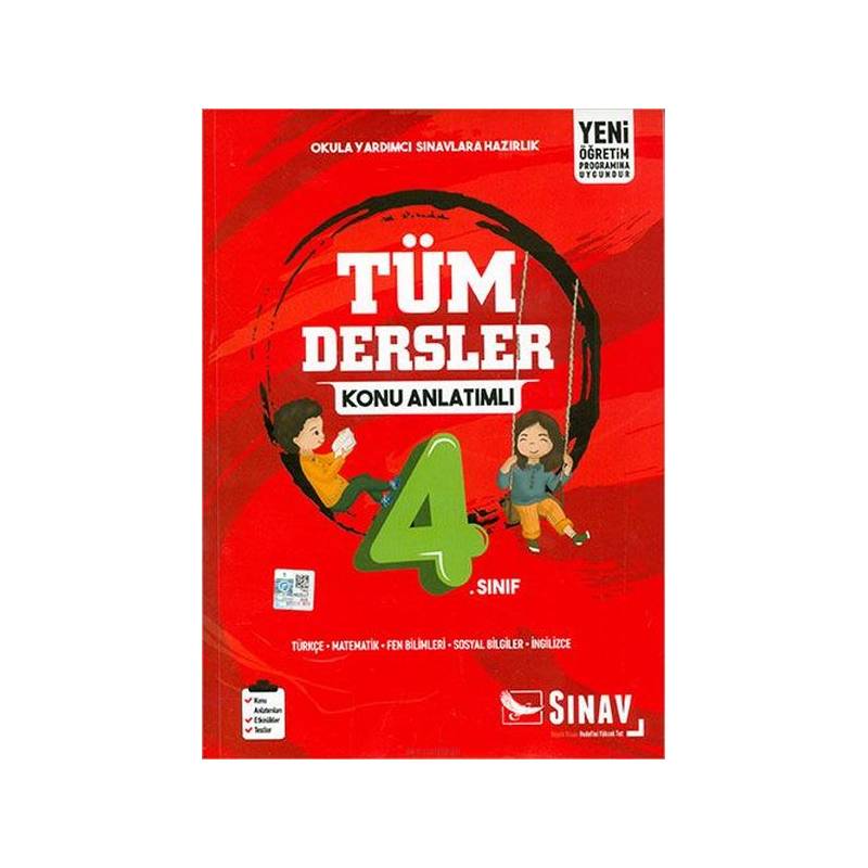 Sınav 4. Sınıf Tüm Dersler Konu Anlatımlı Yeni