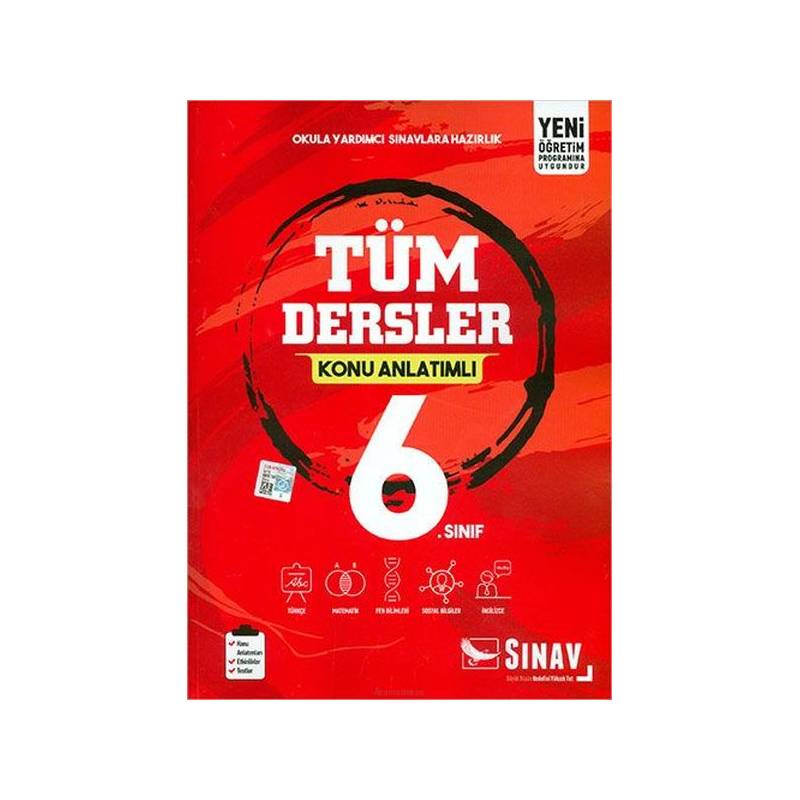 Sınav 6. Sınıf Tüm Dersler Konu Anlatımlı Yeni