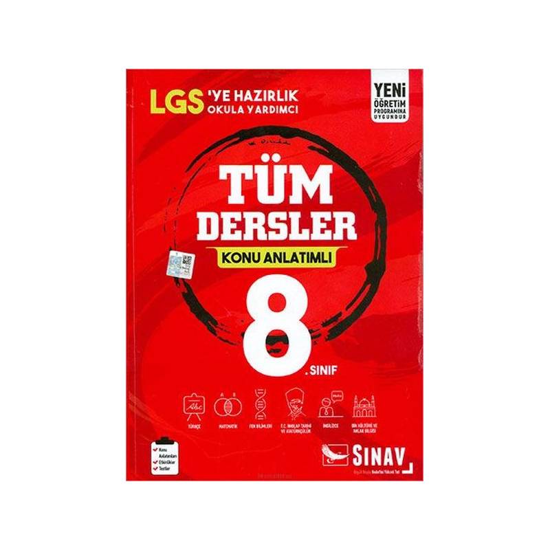 Sınav 8. Sınıf Tüm Dersler Konu Anlatımlı Yeni