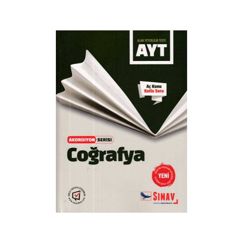 Sınav Ayt Coğrafya Akordiyon Serisi Yeni