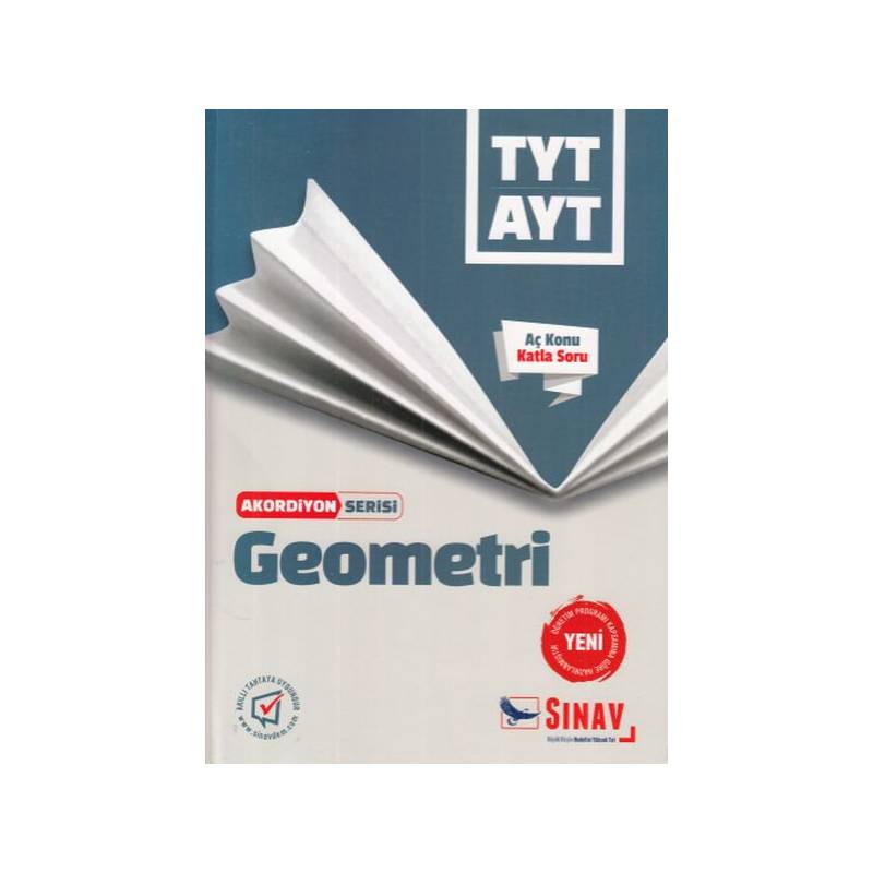 Sınav Tyt Ayt Geometri Akordiyon Serisi Yeni