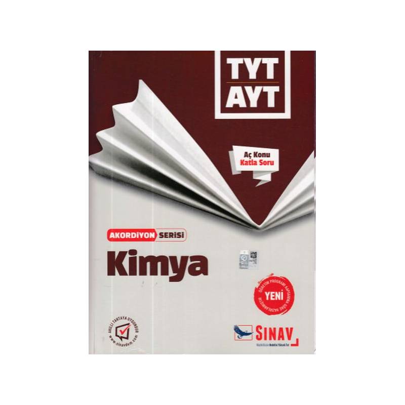 Sınav Tyt Ayt Kimya Akordiyon Serisi Yeni