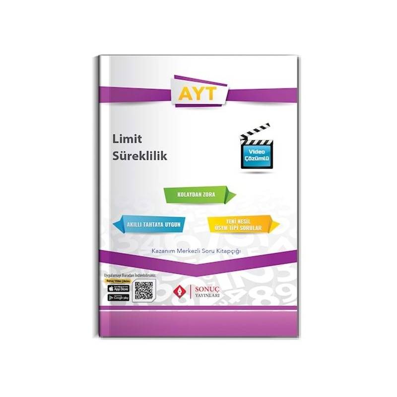 Sonuç Ayt Limit Süreklilik Kazanım Merkezli Soru Kitapıçğı Yeni