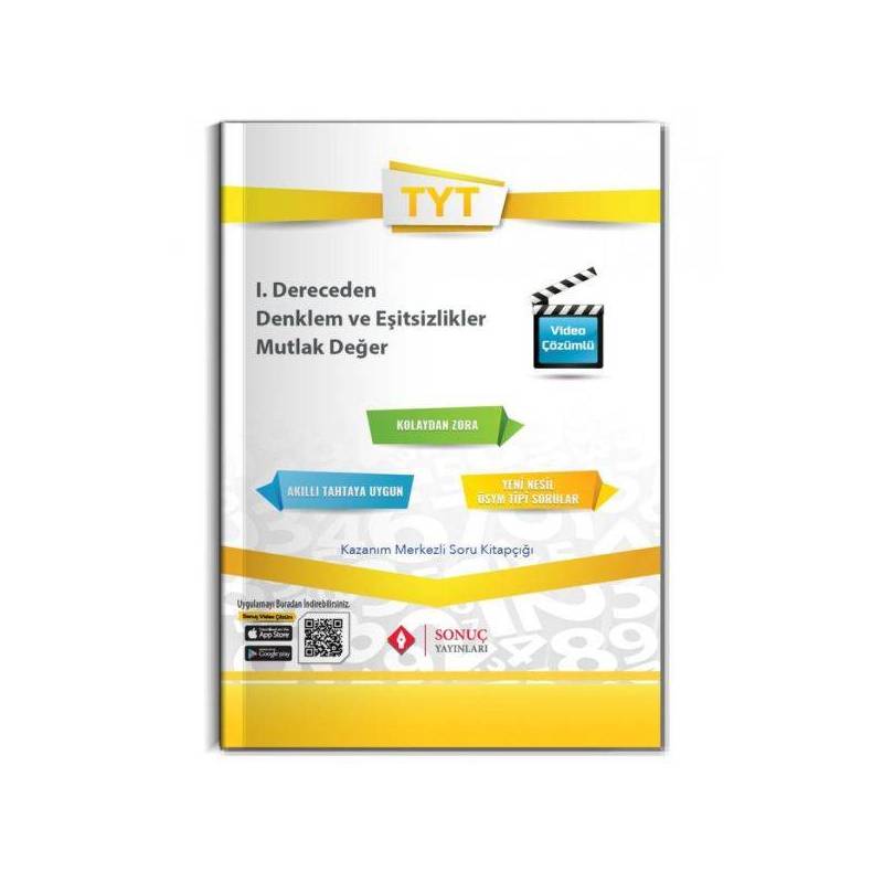 Sonuç Tyt I. Dereceden Denklem Ve Eşitsizlikler Mutlak Değer 2019 2020 Yeni