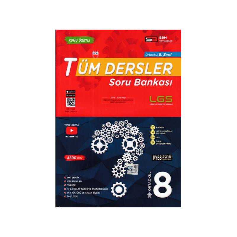 Sbm 8. Sınıf Tüm Dersler Soru Bankası Yeni