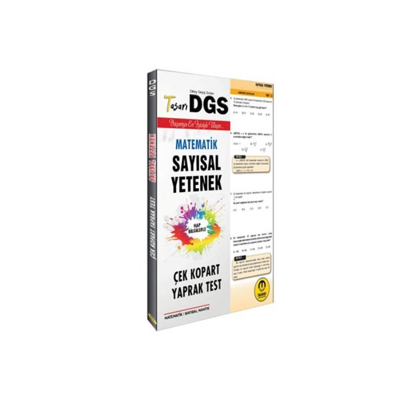 Tasarı 2020 Dgs Sayısal Yetenek Matematik Çek Kopart Yaprak Test