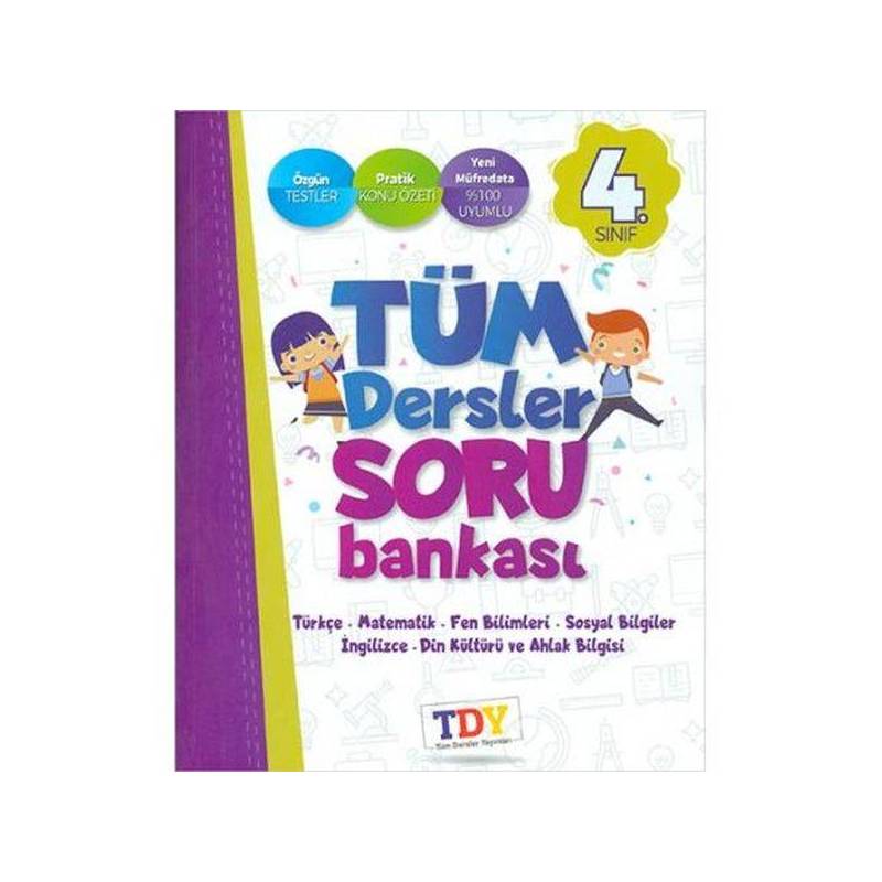 Tdy 4.sınıf Tüm Dersler Soru Bankası Yeni