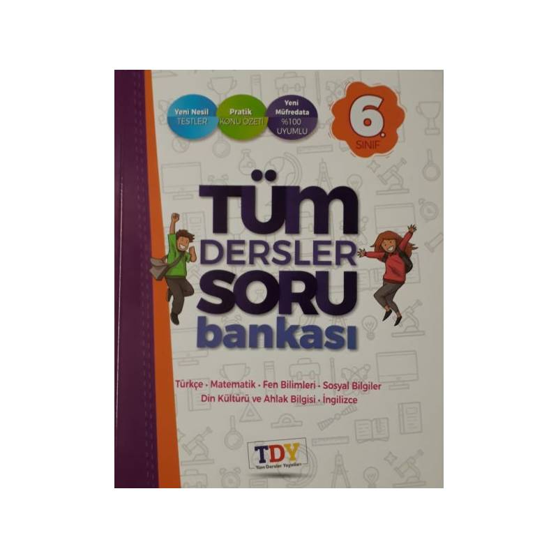 Tdy 6.sınıf Tüm Dersler Soru Bankası Yeni