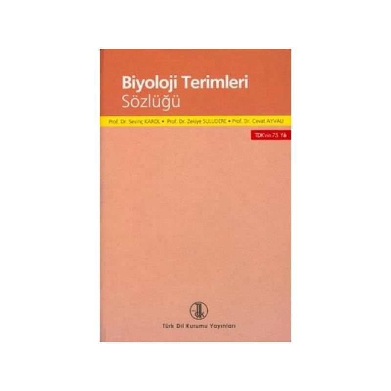 Biyoloji Terimleri Sözlüğü Ciltli