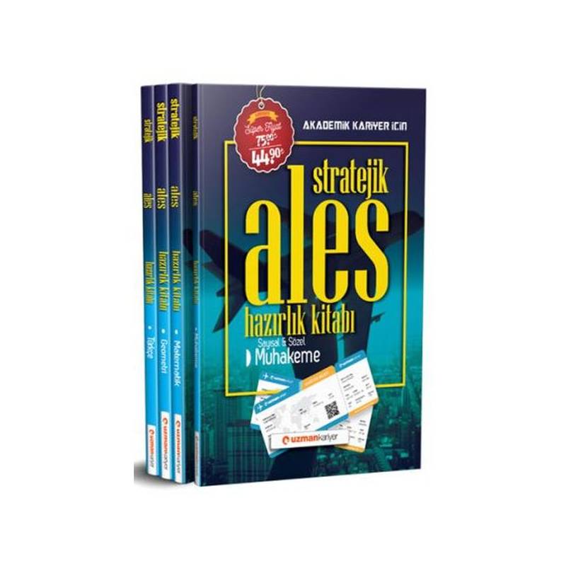 Uzman 2020 Ales Stratejik Hazırlık Kitabı Konu Anlatım Set 4 Kitap Kamp. 44.90