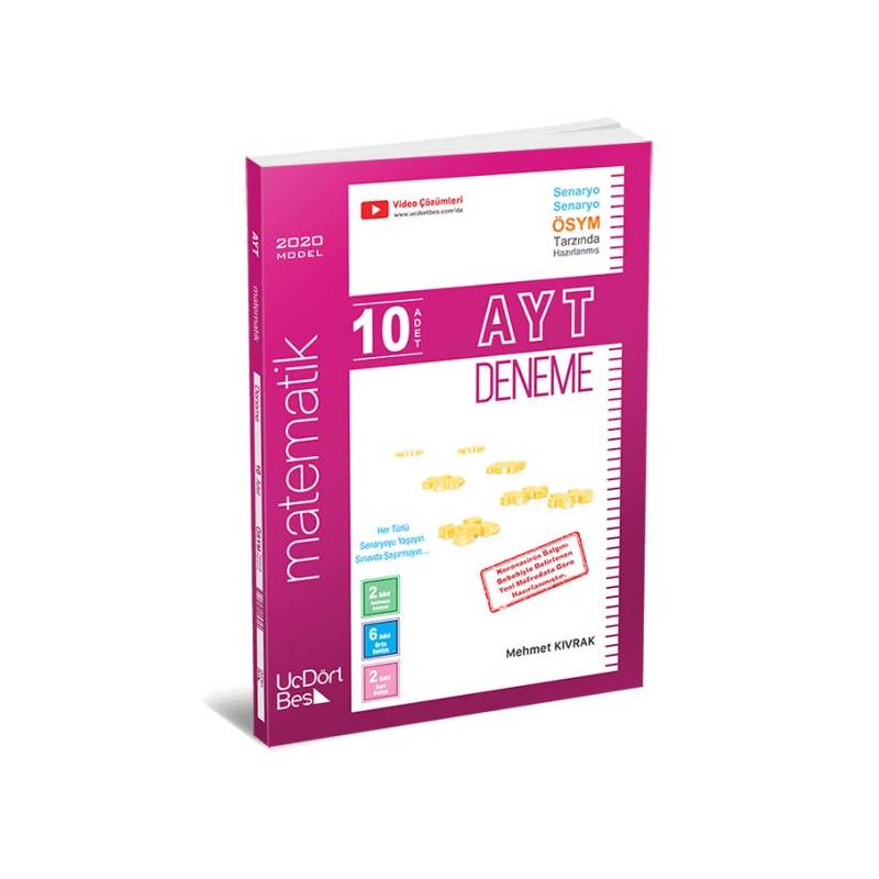 Üç Dört Beş Ayt 10'lu Matematik Deneme Yeni