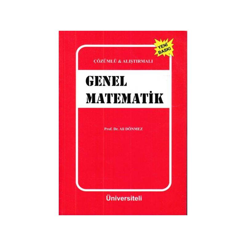 Çözümlü Alıştırmalı Genel Matematik