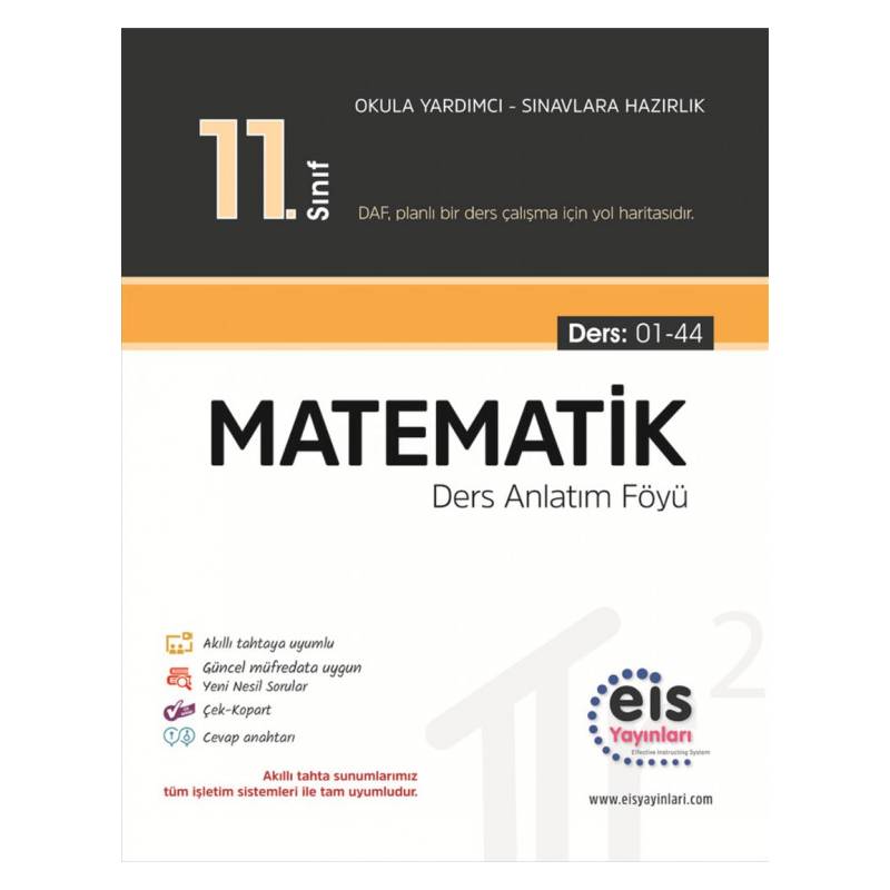 11. Sınıf Matematik DAF...