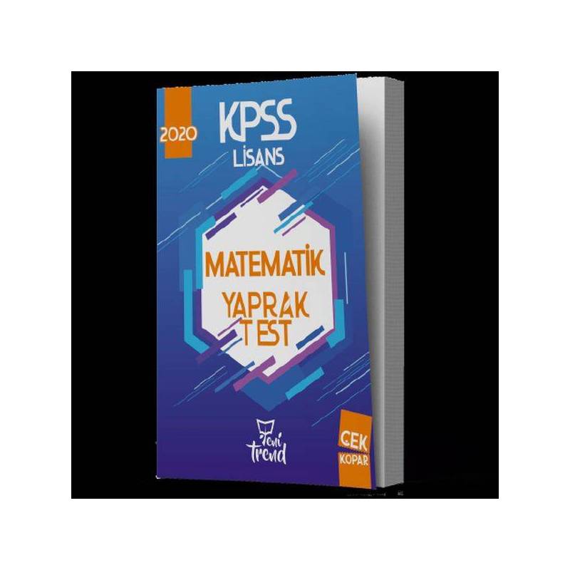 Yeni Trend 2020 Kpss Matematik Yaprak Test Yeni