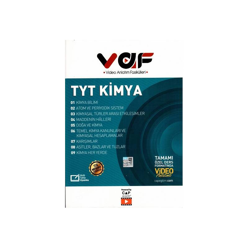 VAF TYT KİMYA - 2021