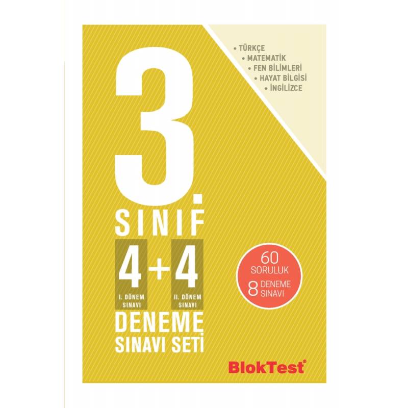 3.Sınıf Bloktest 4+4 Deneme...