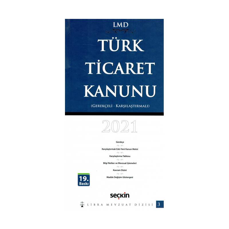 Türk Ticaret Kanunu 2021...