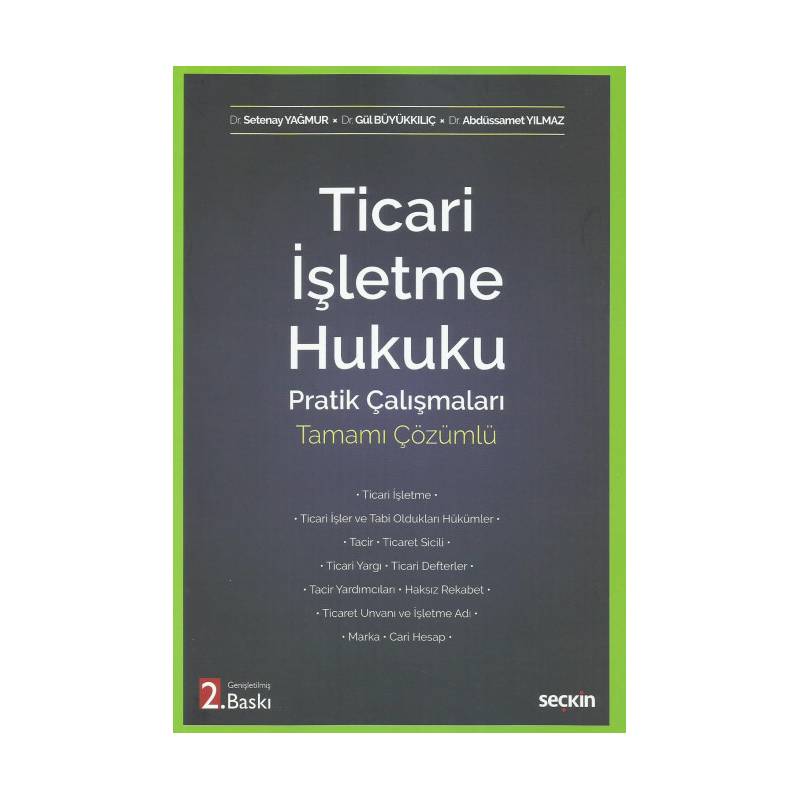 Ticari İşletme Hukuku...