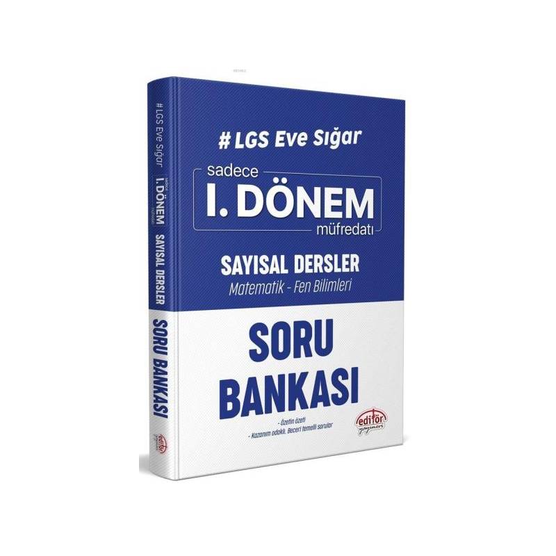 Editör Lgs Eve Sığar 1. Dönem Sayısal Dersler Soru Bankası