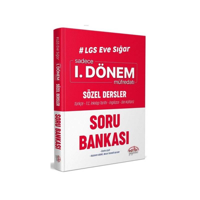 Editör Lgs Eve Sığar 1. Dönem Sözel Dersler Soru Bankası