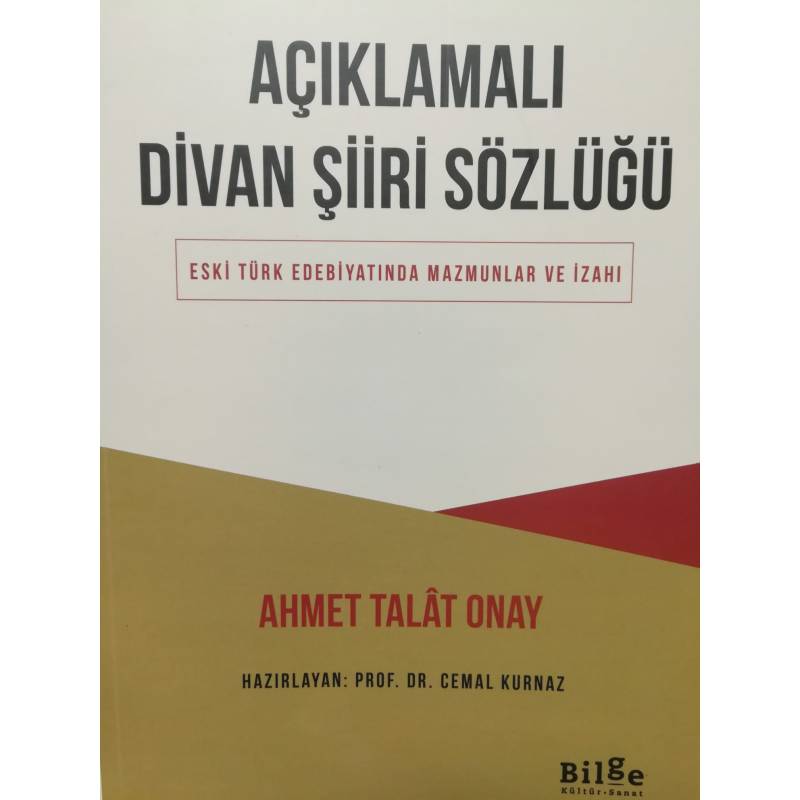 Açıklamalı Divan Şiiri Sözlüğü