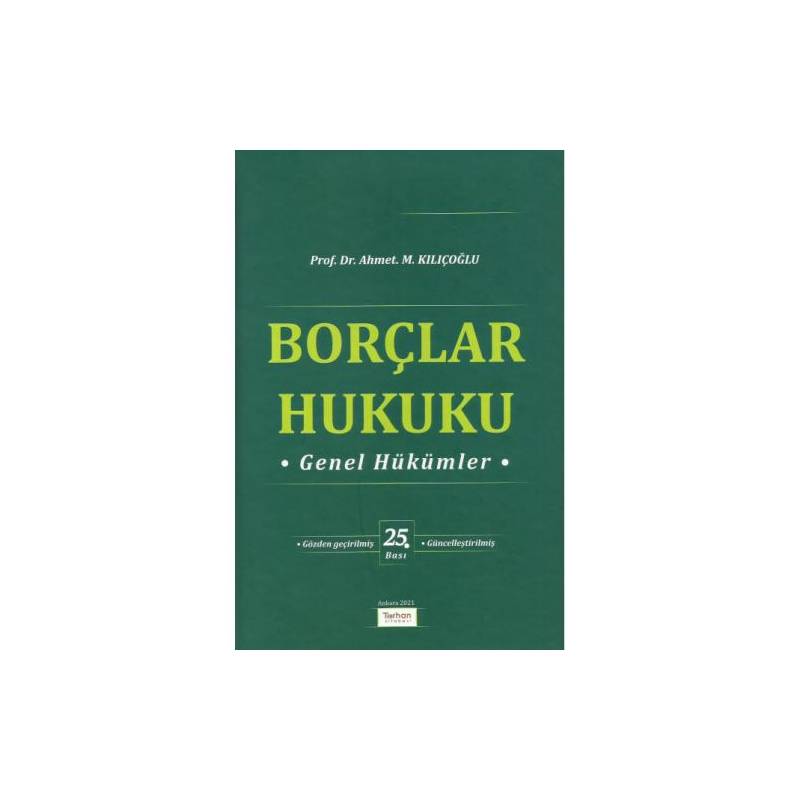 Borçlar Hukuku Genel Hükümler