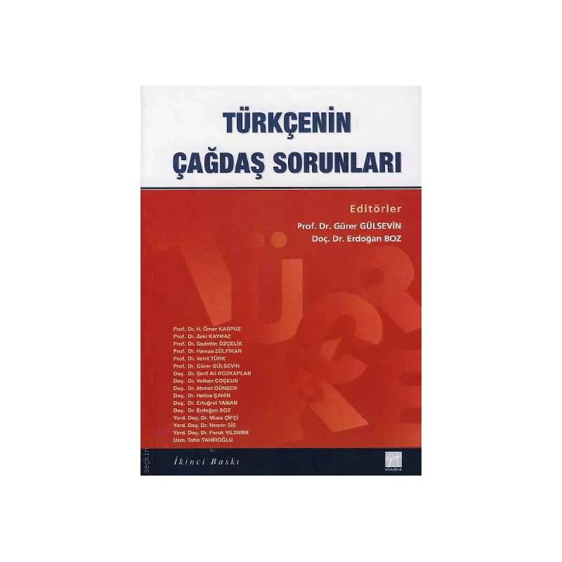 Türkçenin Çağdaş Sorunları