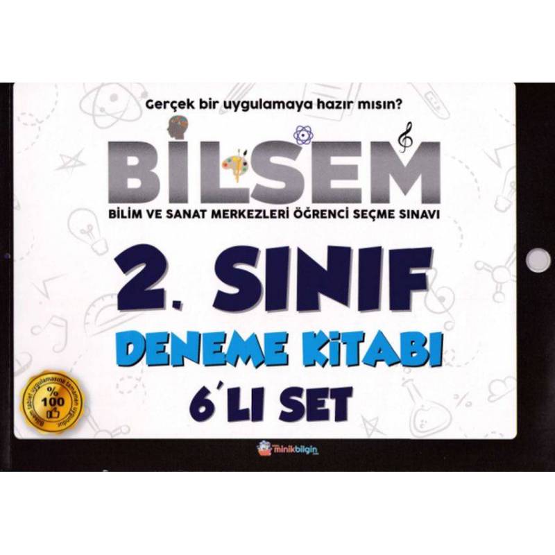 Minik Bilgin Bilsem 2. Sınıf Deneme Kitabı 6'lı Set