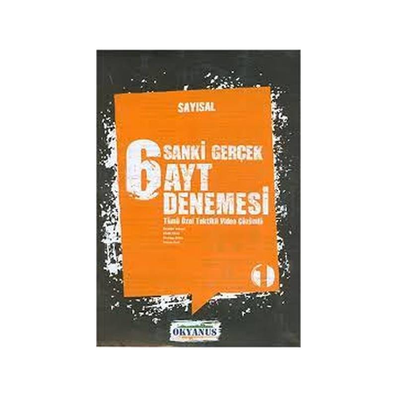 Ayt Sanki Gerçek Sayısal 6'lı Deneme Sınavı