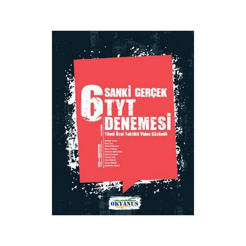 Tyt Sanki Gerçek 6'lı Deneme Sınavı