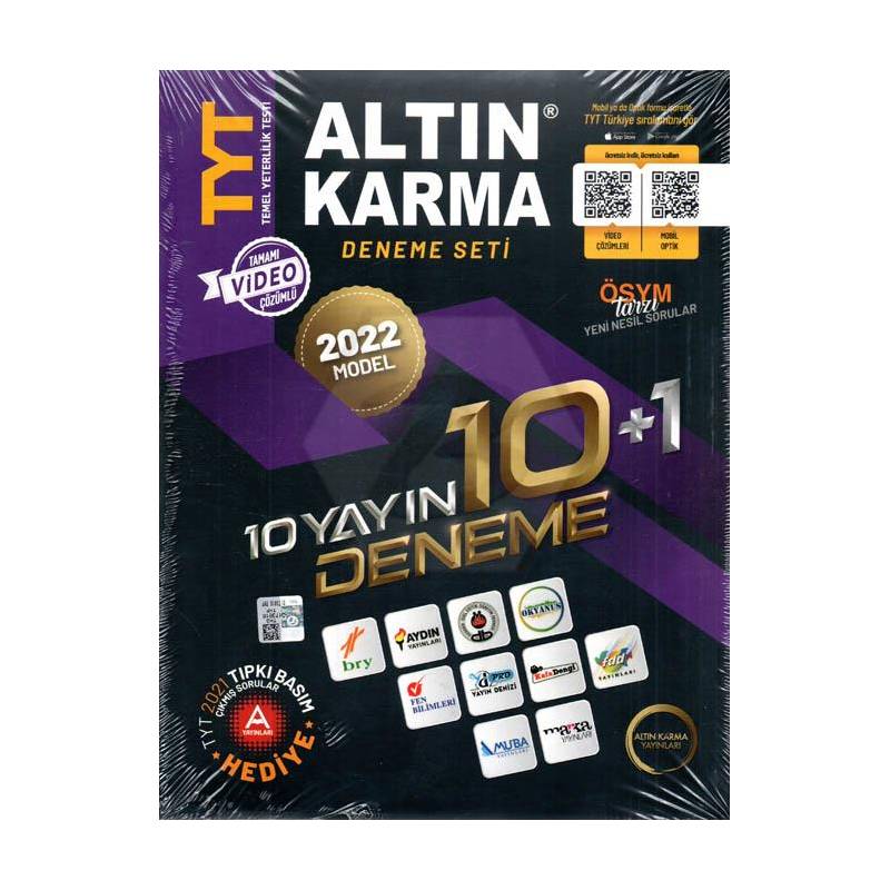 TYT 10 Yayın 10+1 Deneme...