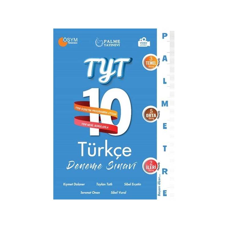 Palme 2021 Tyt 10 Türkçe Deneme Sınavı