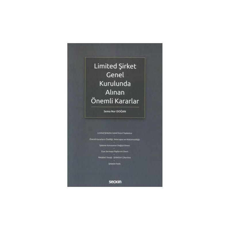 Limited Şirket Genel...