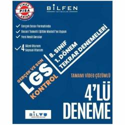 8. Sınıf LGS 1. Dönem 4 Deneme