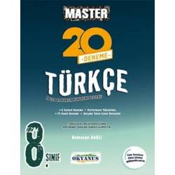 8. Sınıf Master Türkçe 20...