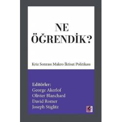 Ne Öğrendik?-Kriz Sonrası...