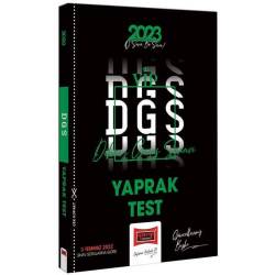 2023 DGS Yaprak Test