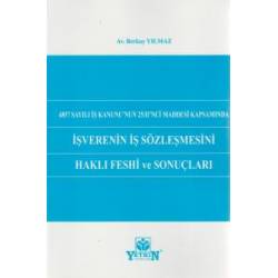 İşverenin İş Sözleşmesini...