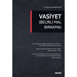 Vasiyet (Belirli Mal Bırakma)