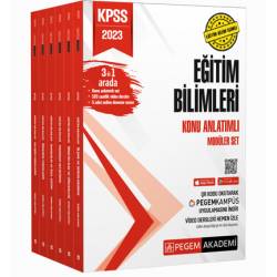 2023 KPSS Eğitim Bilimleri...